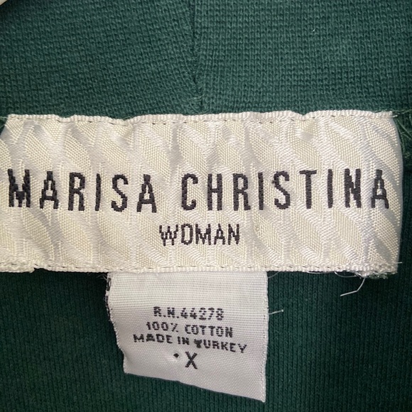 Marisa Christina Turtleneck 100% Cotton Solid Green Women’s Sweater Size XL - Picture 11 of 11